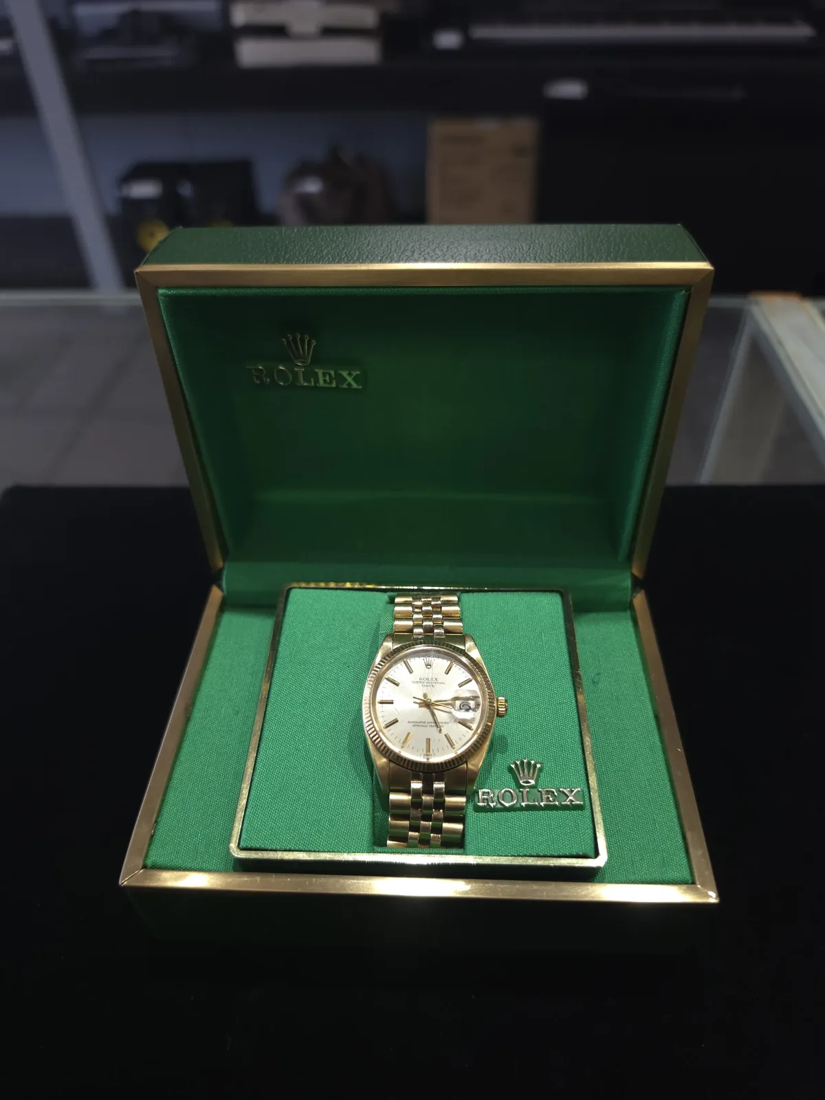 Genuine Rolex Datejust watch in original box