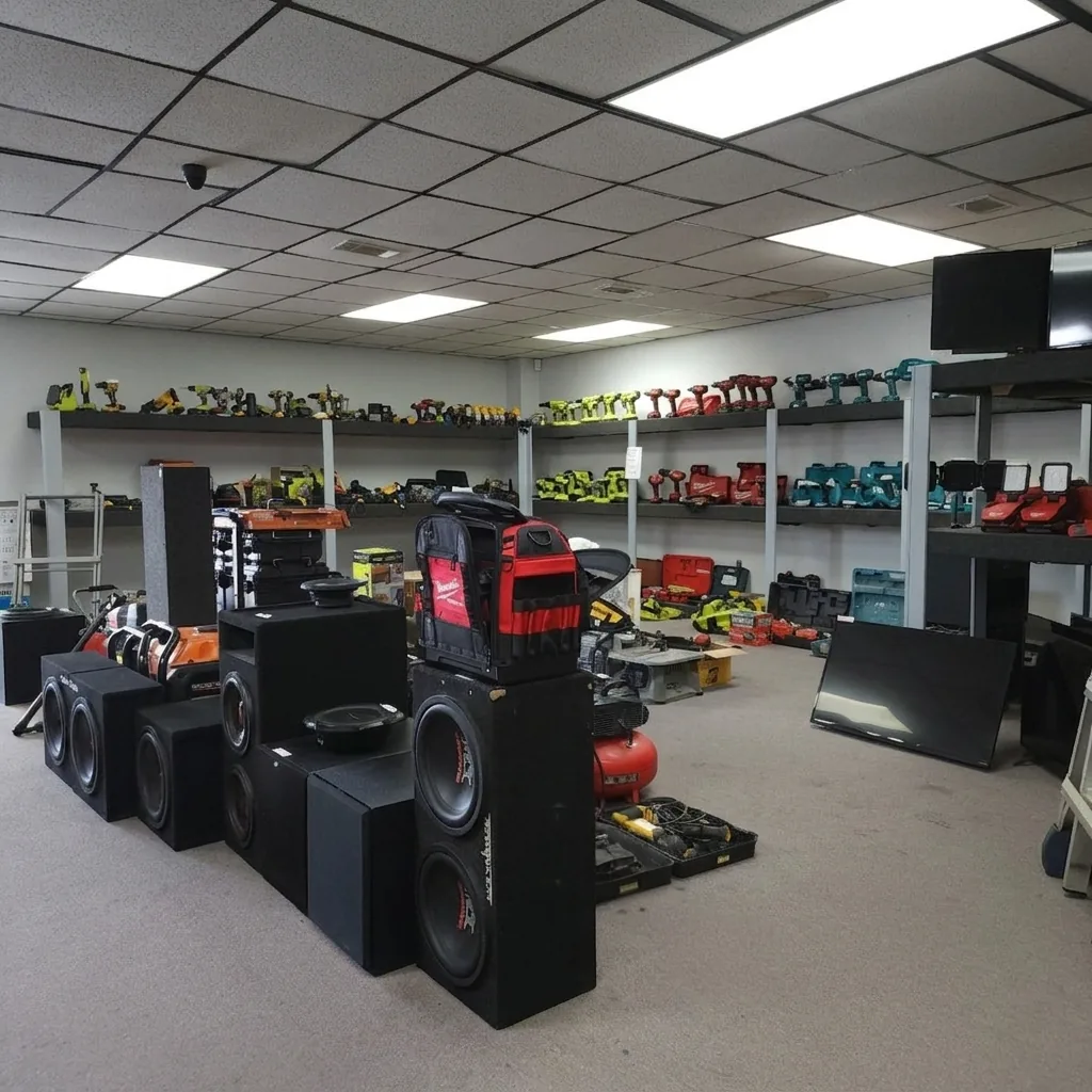 Power tools, car audio subwoofers, and equipment
